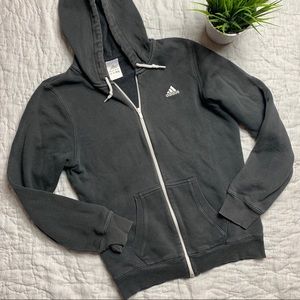 Adidas zip up hoodie sweater